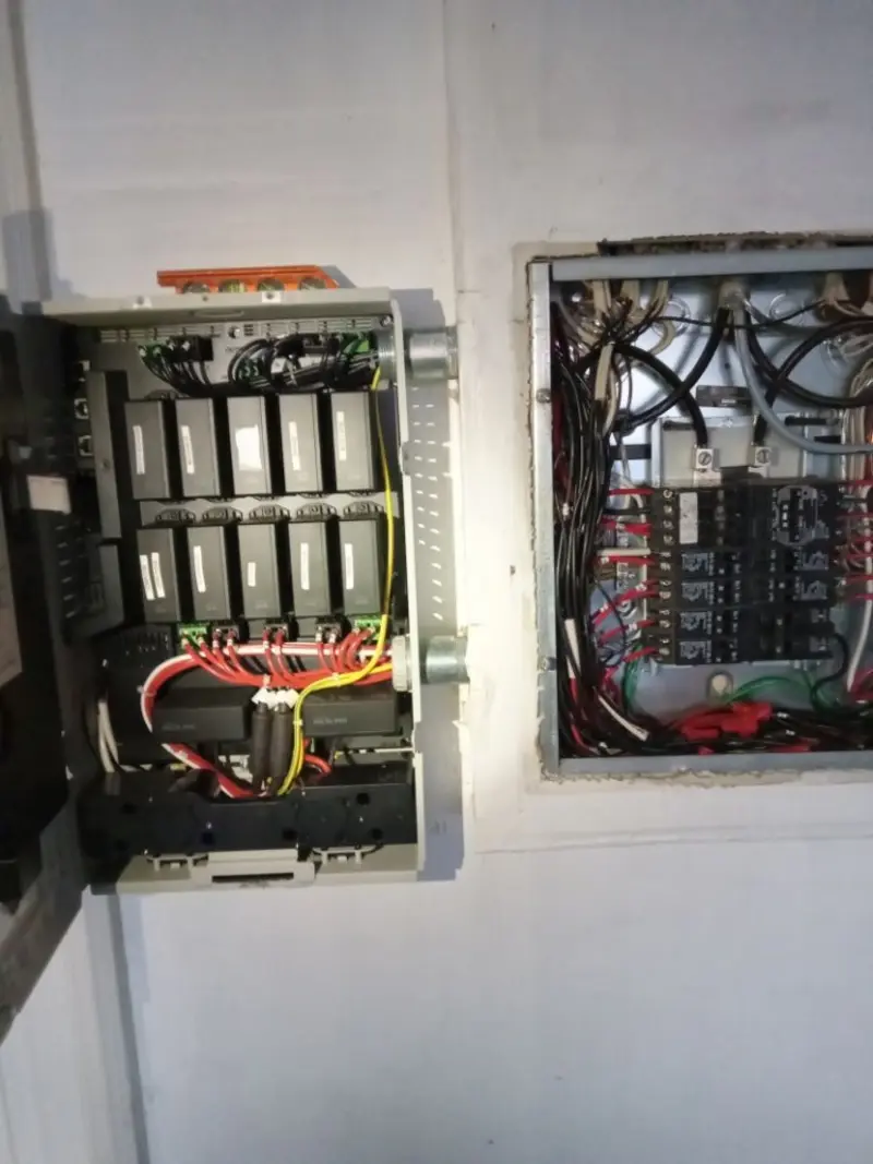 Electrical panel upgrade completed for Security Camera Wiring in San Carlos